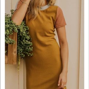 Roolee color block dress size L